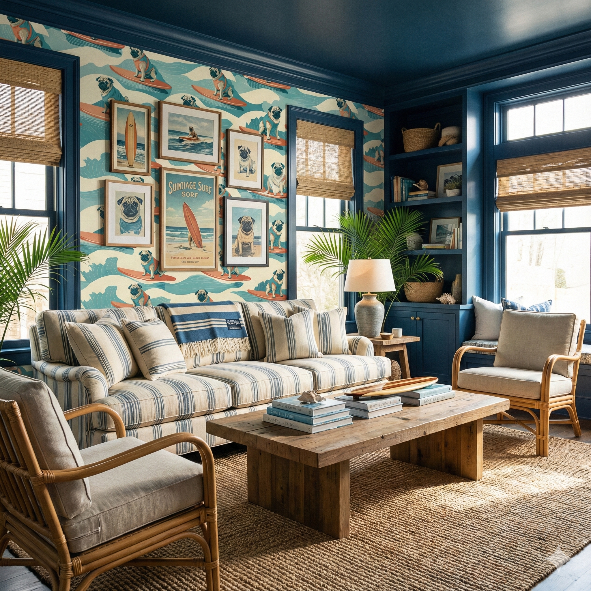 Pugbreaker Surf Club Wallpaper