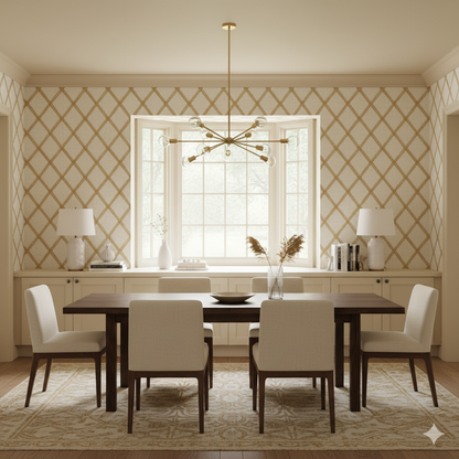 Aureate Lattice Wallpaper