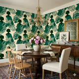 Demoiselle Verdure Wallpaper