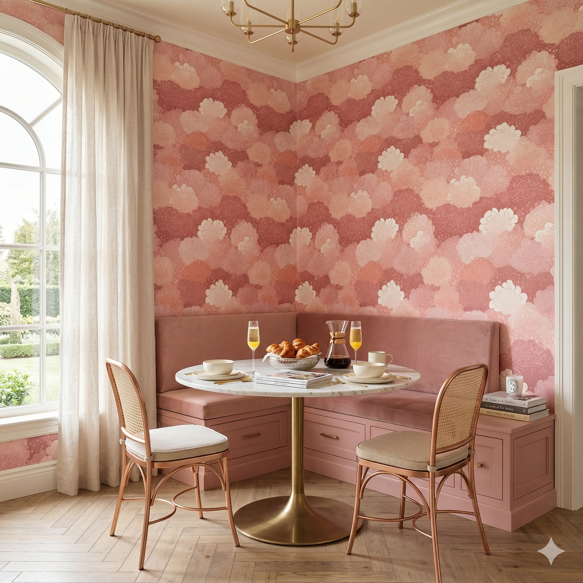 Petaline Blushfield Wallpaper