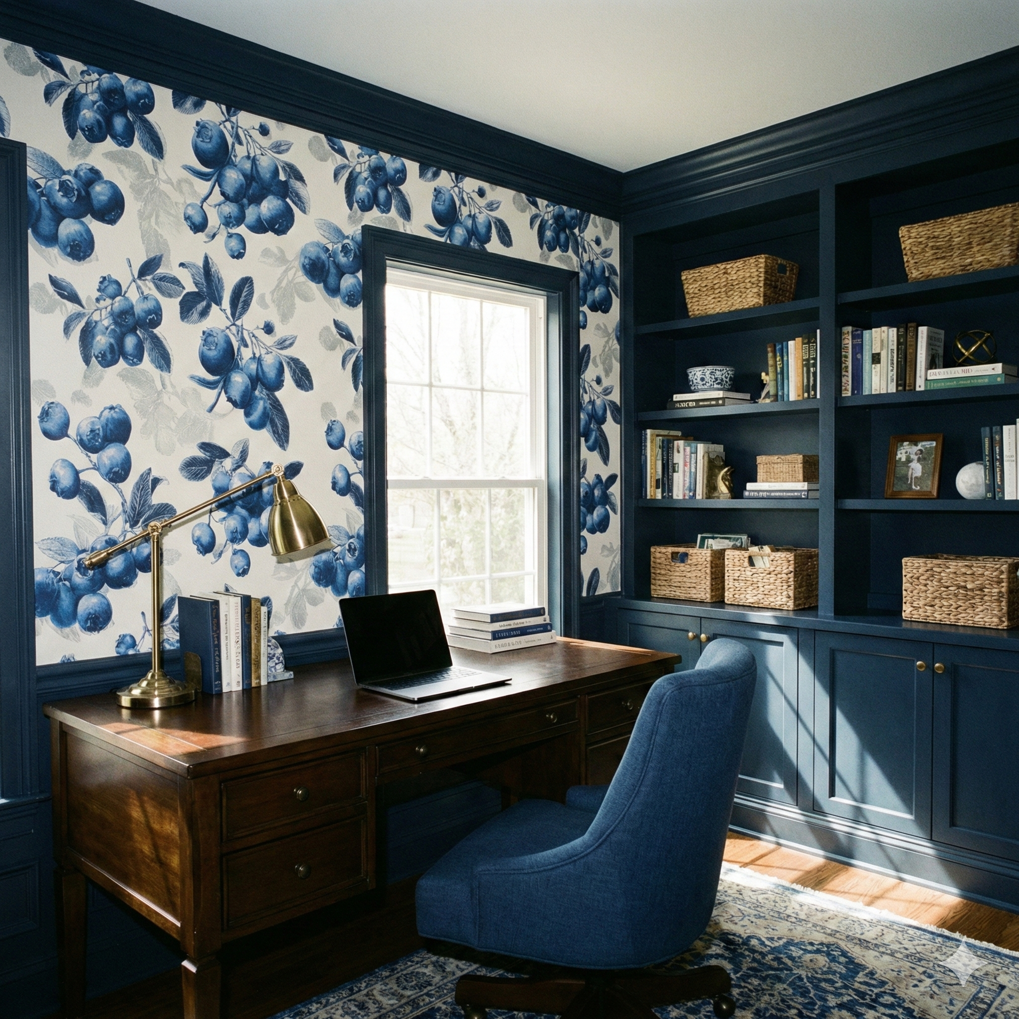 Indigo Glade Wallpaper