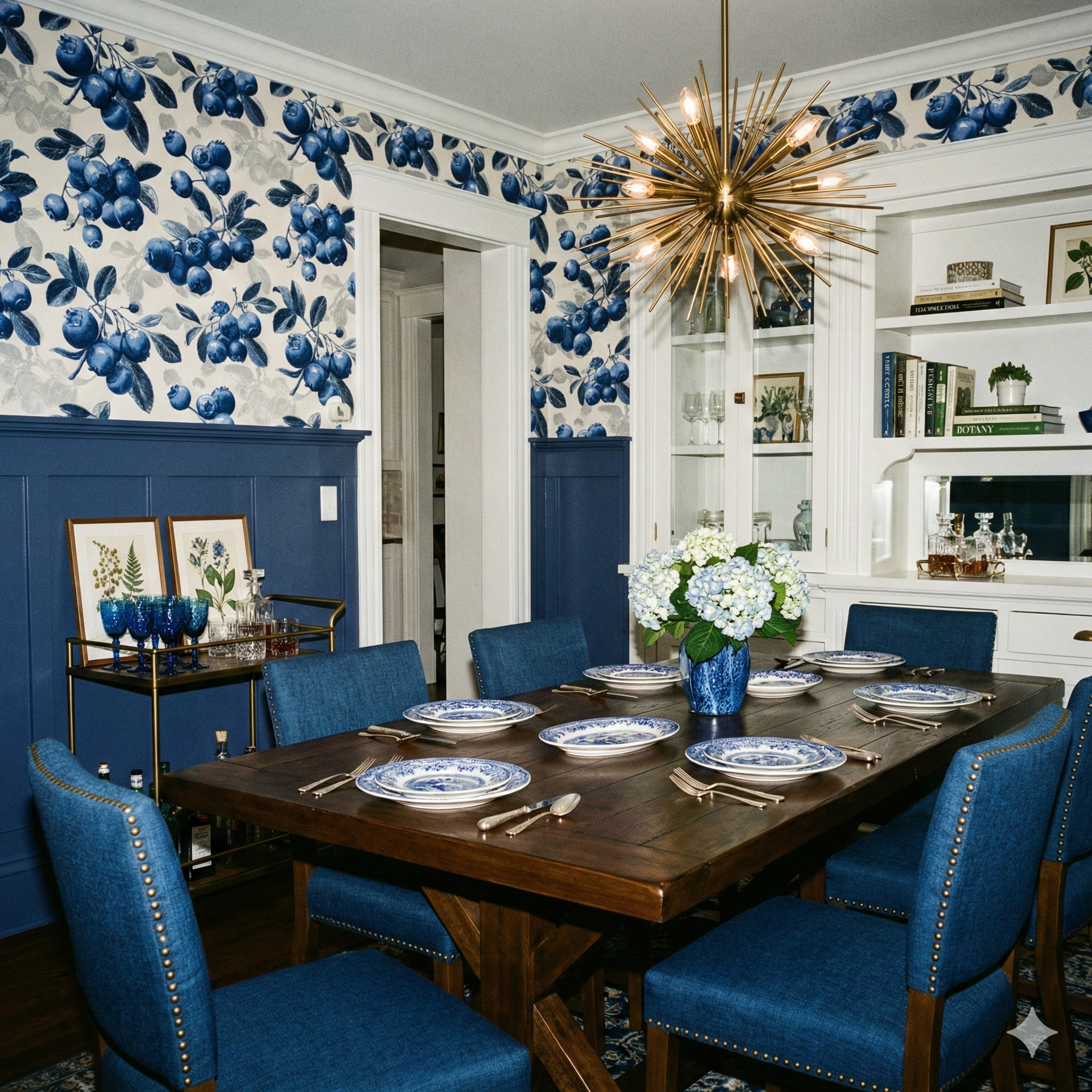 Indigo Glade Wallpaper