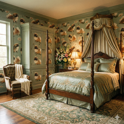 Lotus Court Wallpaper