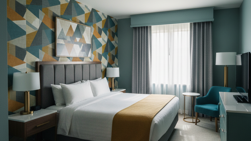 Meridian Block Wallpaper