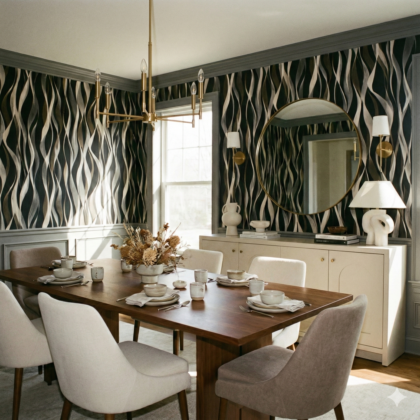 Opaline Drift Wallpaper