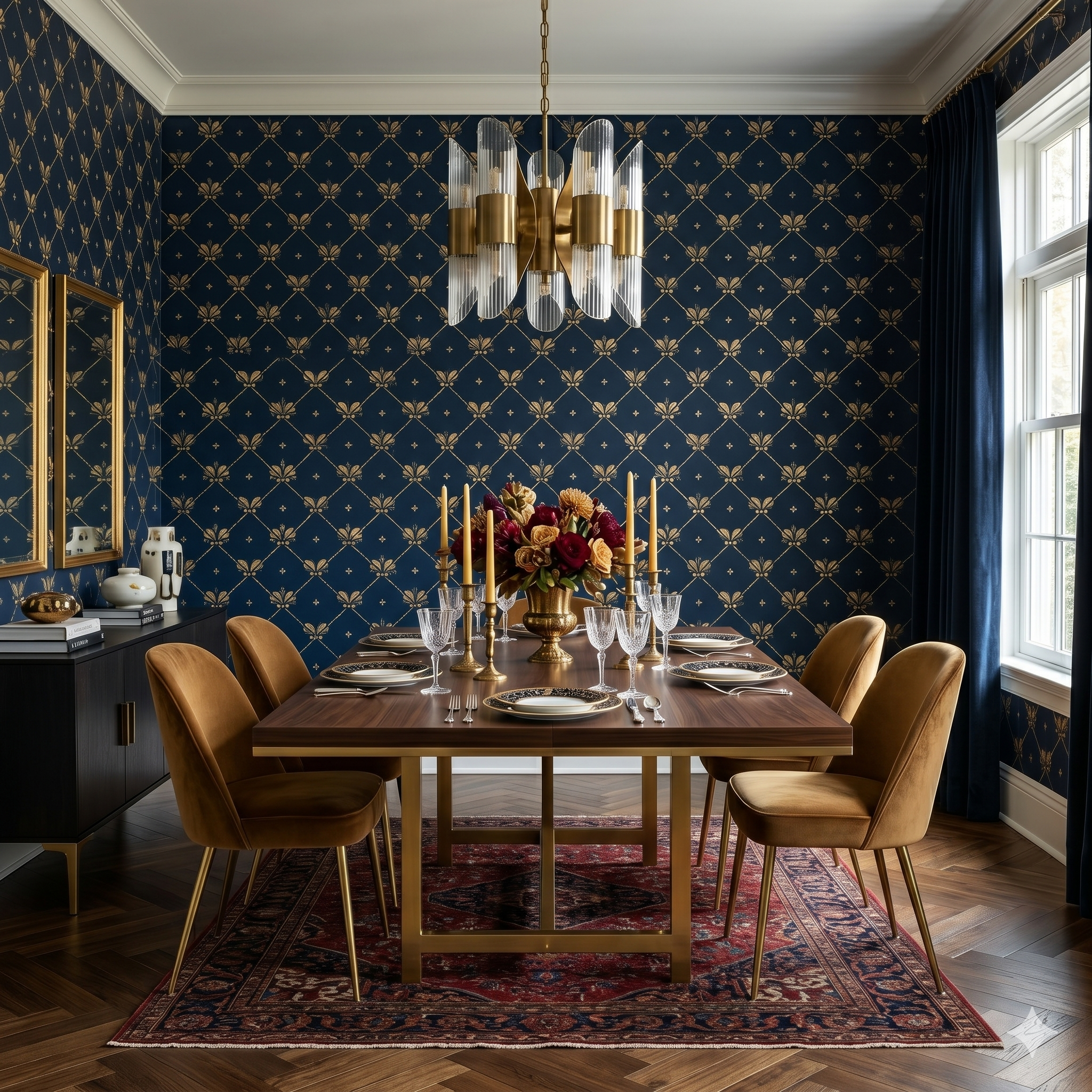 Auric Argyle Wallpaper