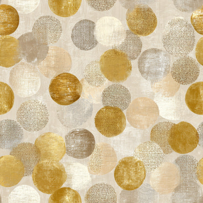 Gilded Sphere Sonata Wallpaper