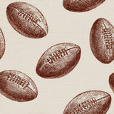 Sepia-toned football wallpaper with etched texture pattern.