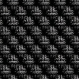 Textured mariner's knotwork wallpaper with black and silver woven pattern, showing intricate interwoven details.