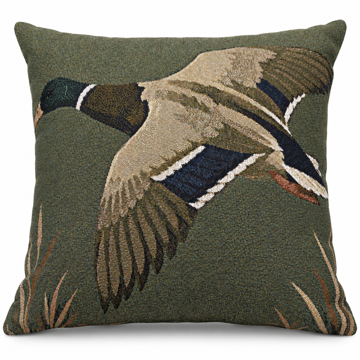 Marshbound Woven Throw Pillow