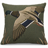 Marshbound Woven Throw Pillow
