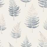 Botanical fernway wallpaper with mistfell pattern on a textured backdrop.
