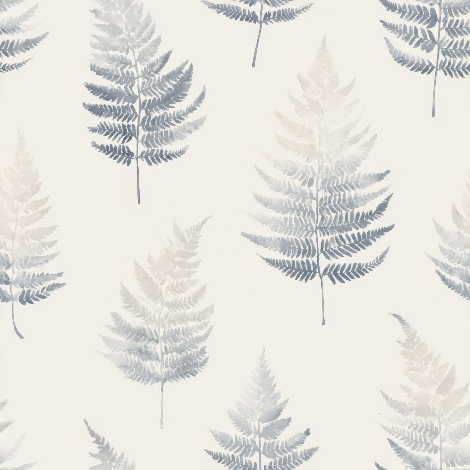 Botanical fernway wallpaper with mistfell pattern on a textured backdrop.