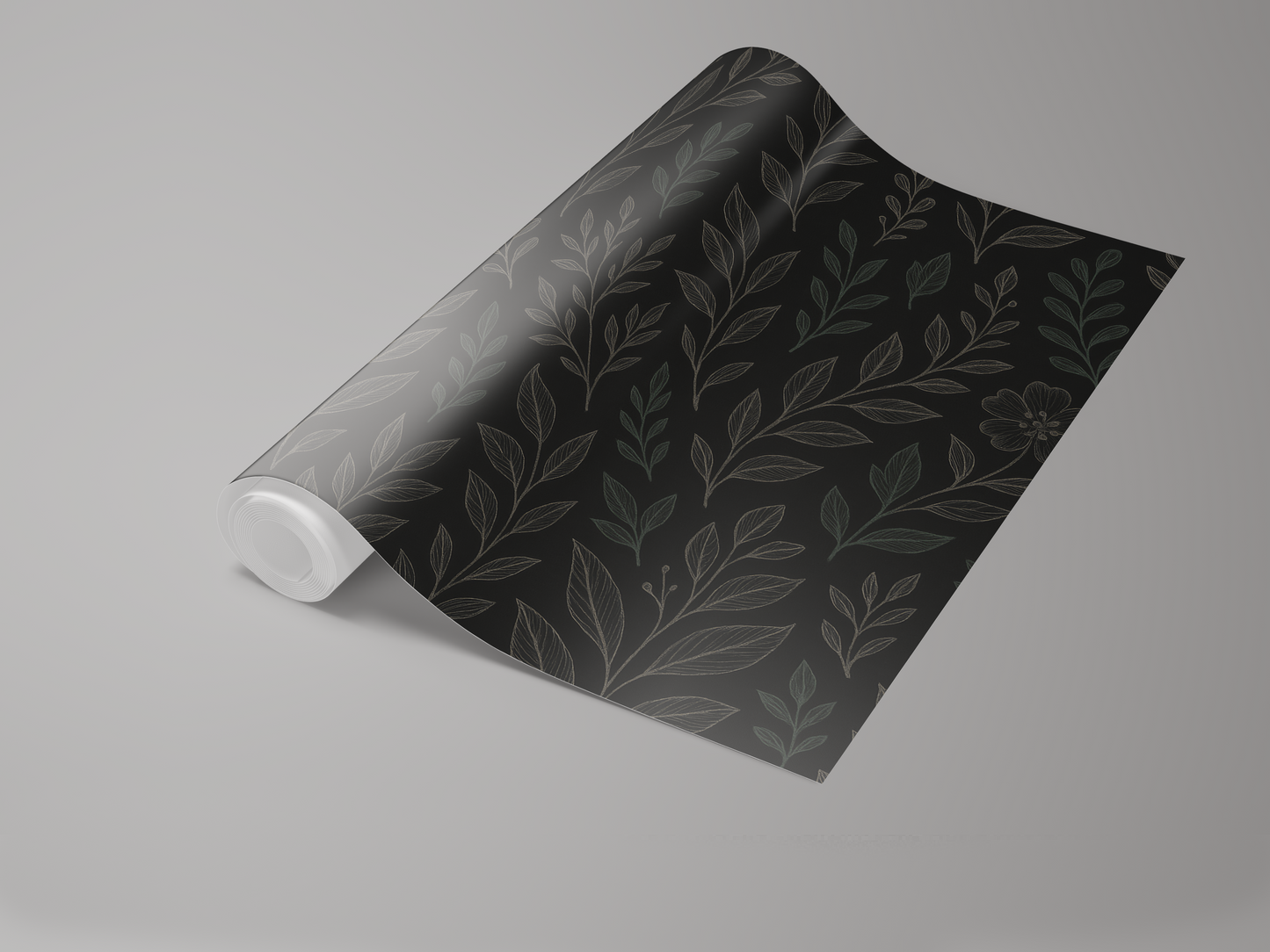 Noir Botanica Wallpaper