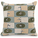 Painted Fairway Woven Throw Pillow