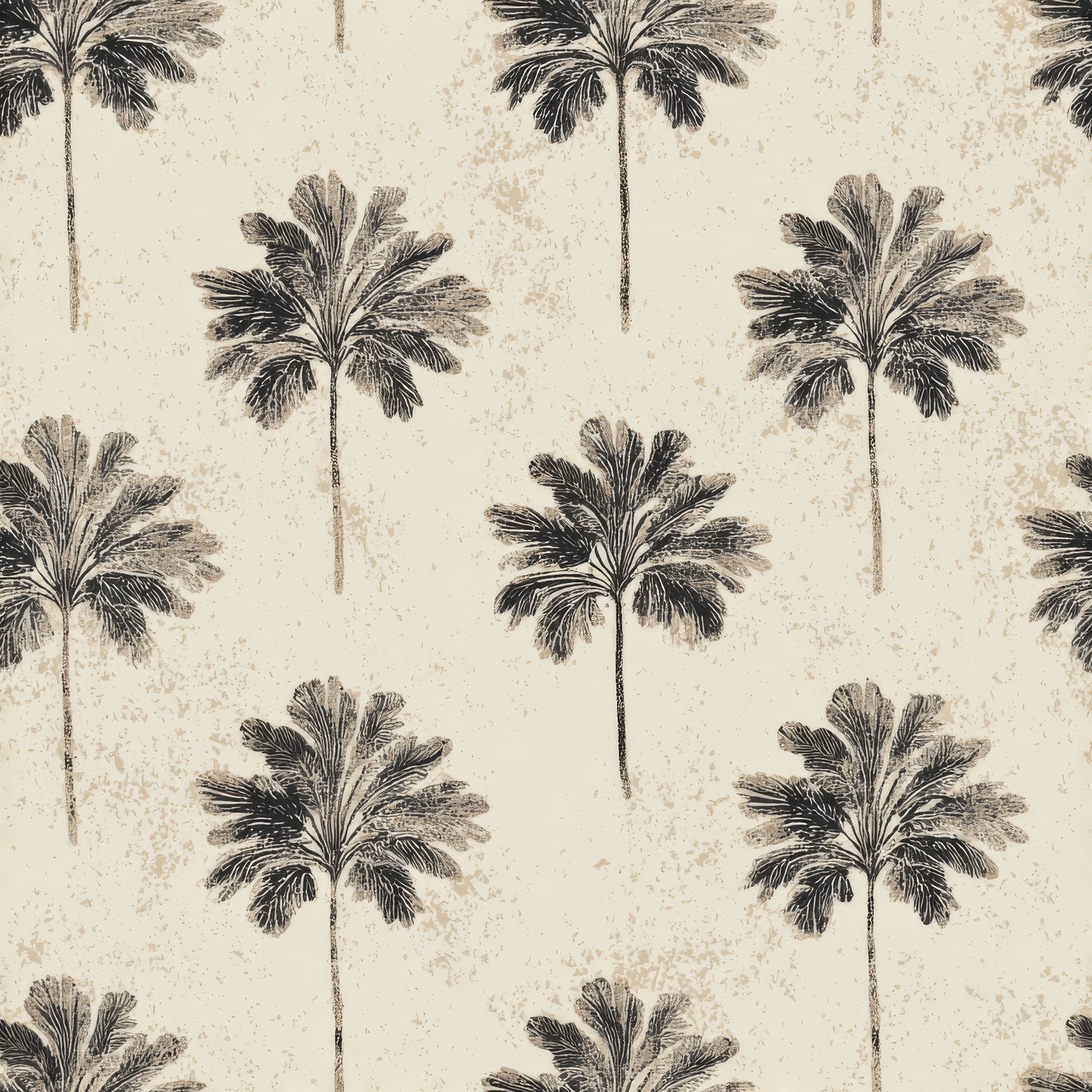 Palmera Brackenford Wallpaper with tree pattern against a mottled, textured backdrop.
