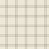 Endearing plaid wallpaper in beige, by York, featuring a simple gray grid pattern.
