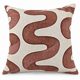 Ribbon Reverie Woven Throw Pillow