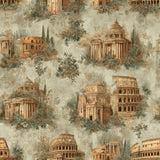 Roma Antiqua wallpaper with classical architectural pattern.