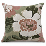 Rosehaven Woven Throw Pillow