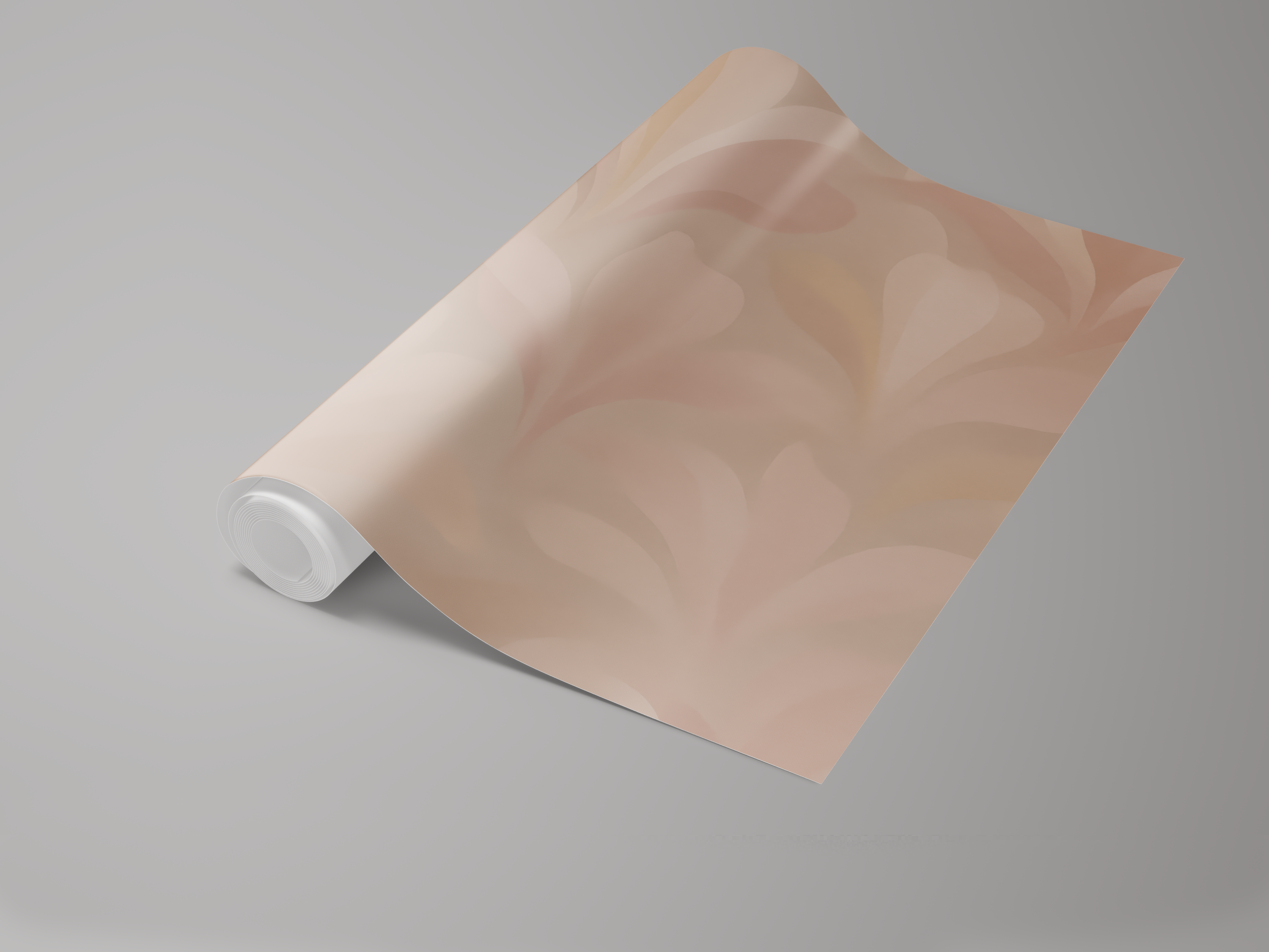 Rosewater Veil Wallpaper with subtle floral pattern on a roll.