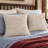 Texas Crossroads Woven Throw Pillow