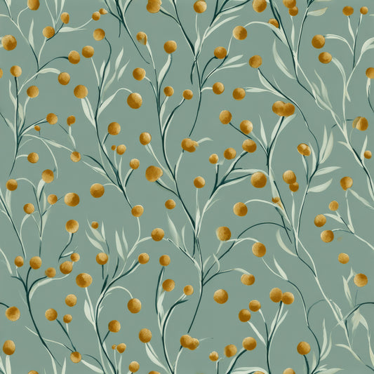 Thornwell Stem Wallpaper