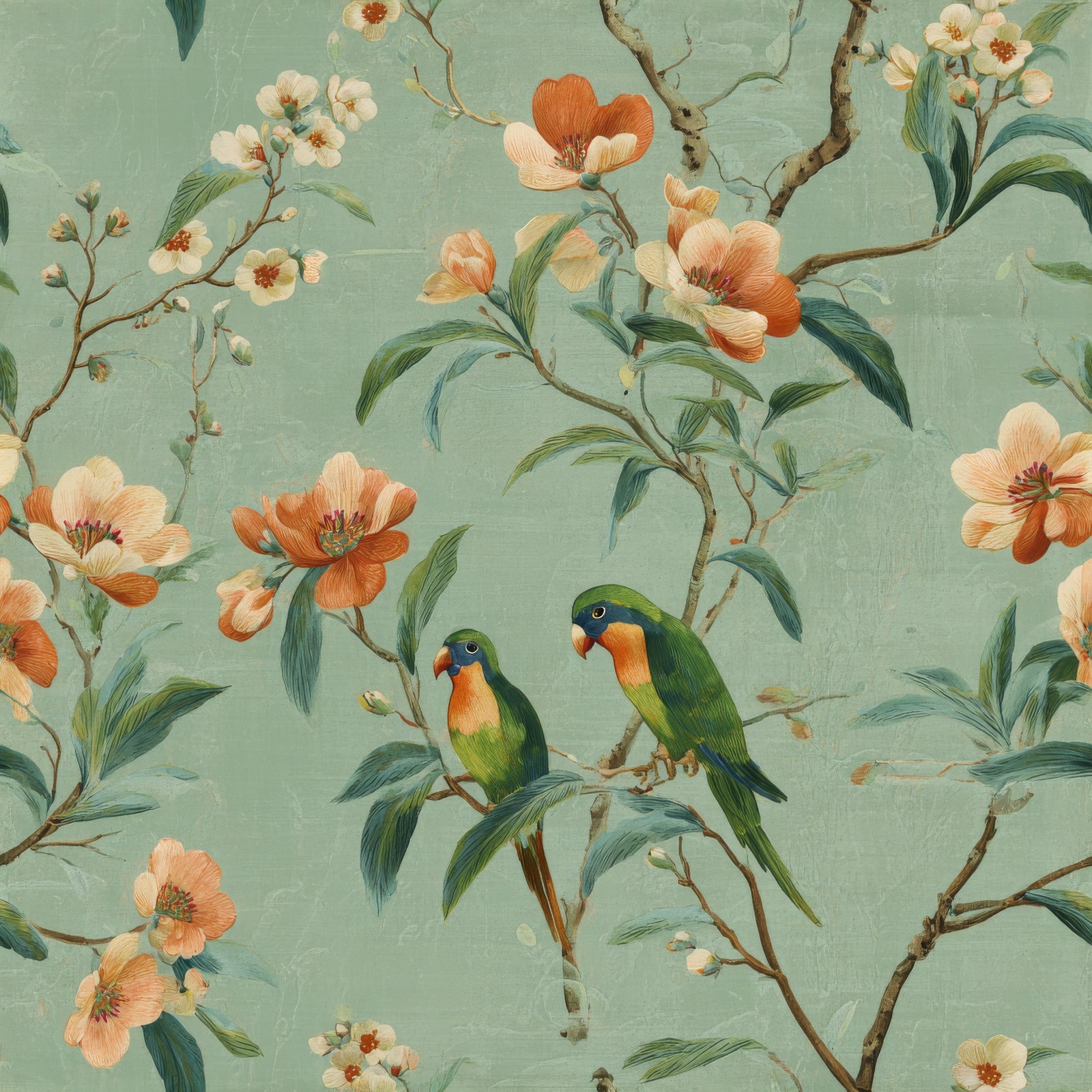 Verdant Lyric Grove Wallpaper