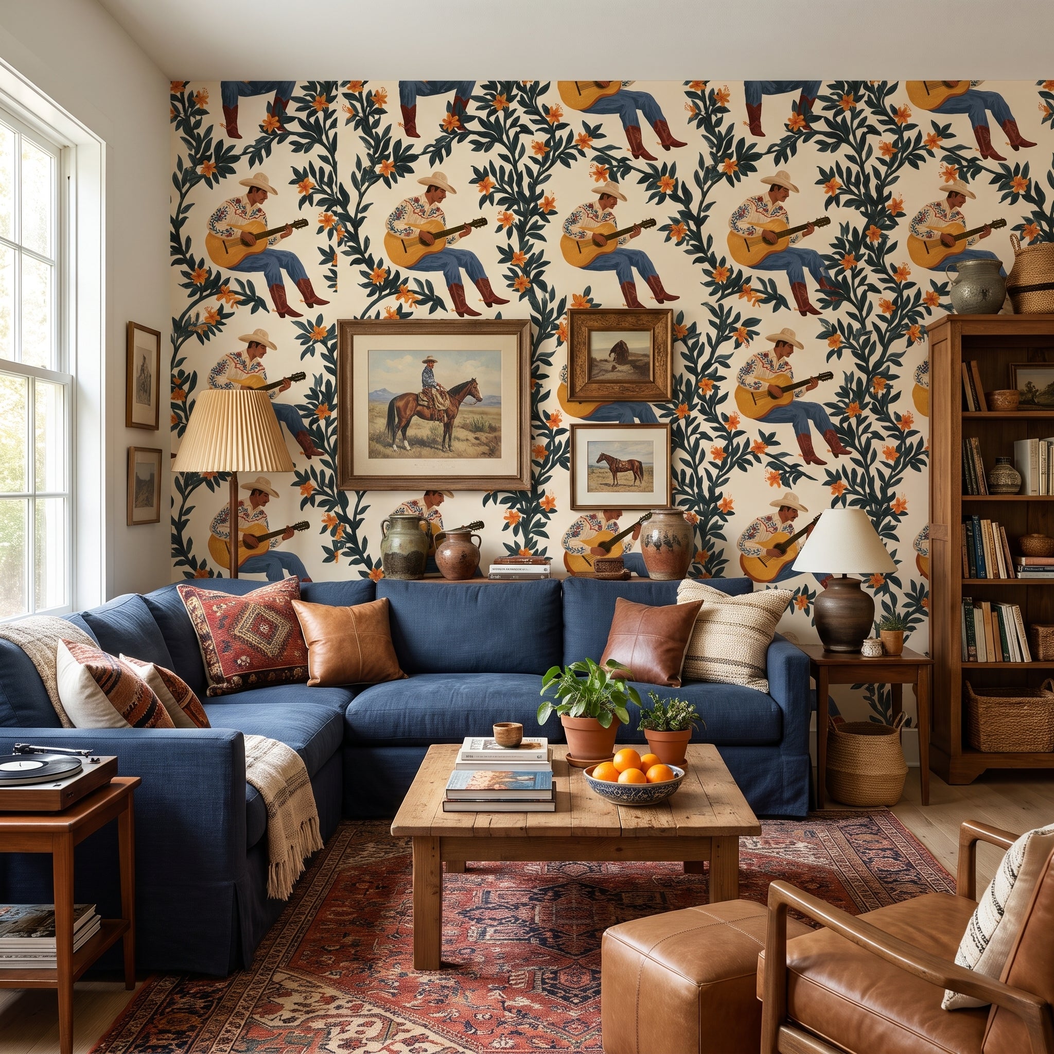 Guitarist in the Vines — styled room 1
