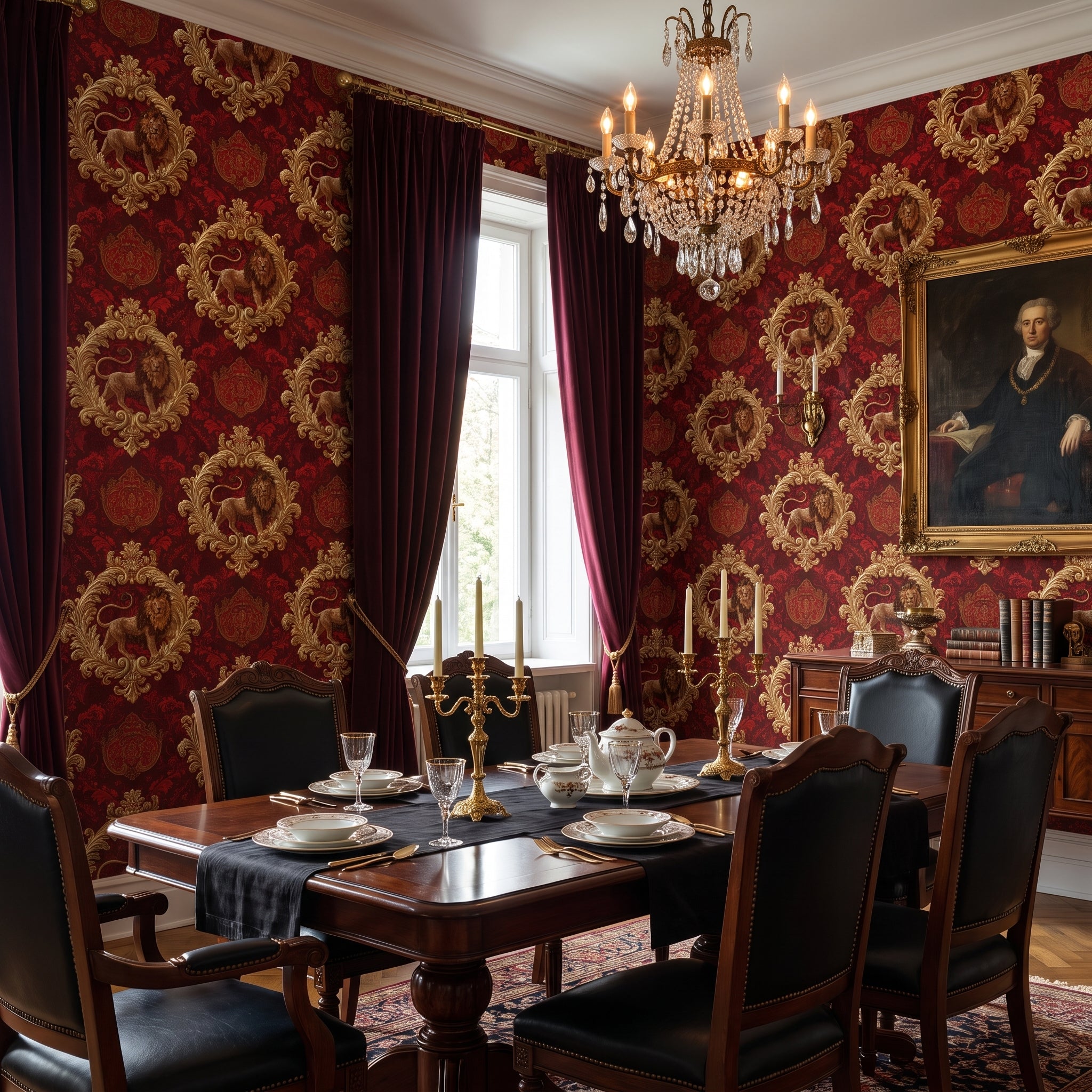 Lion of the Realm — styled room 1