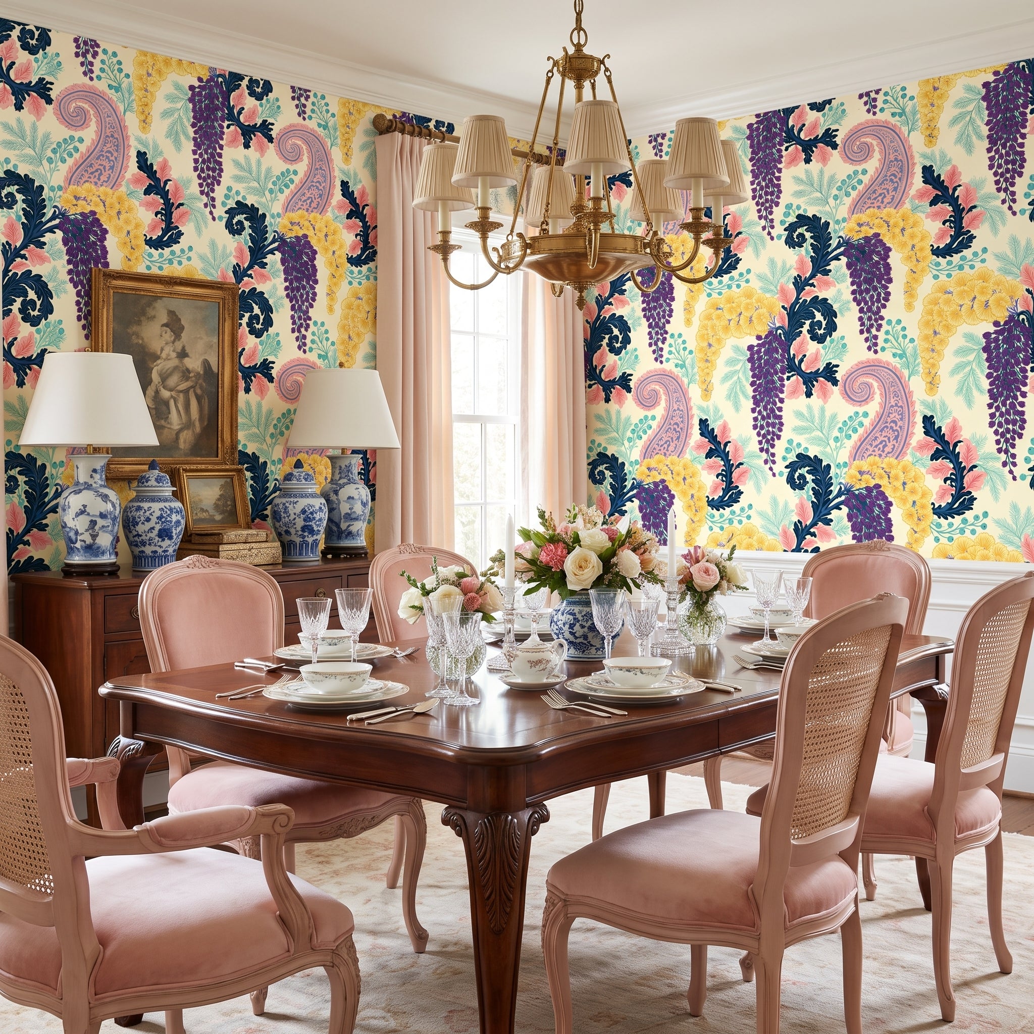 Paisley Wisteria Assembly — styled room 1