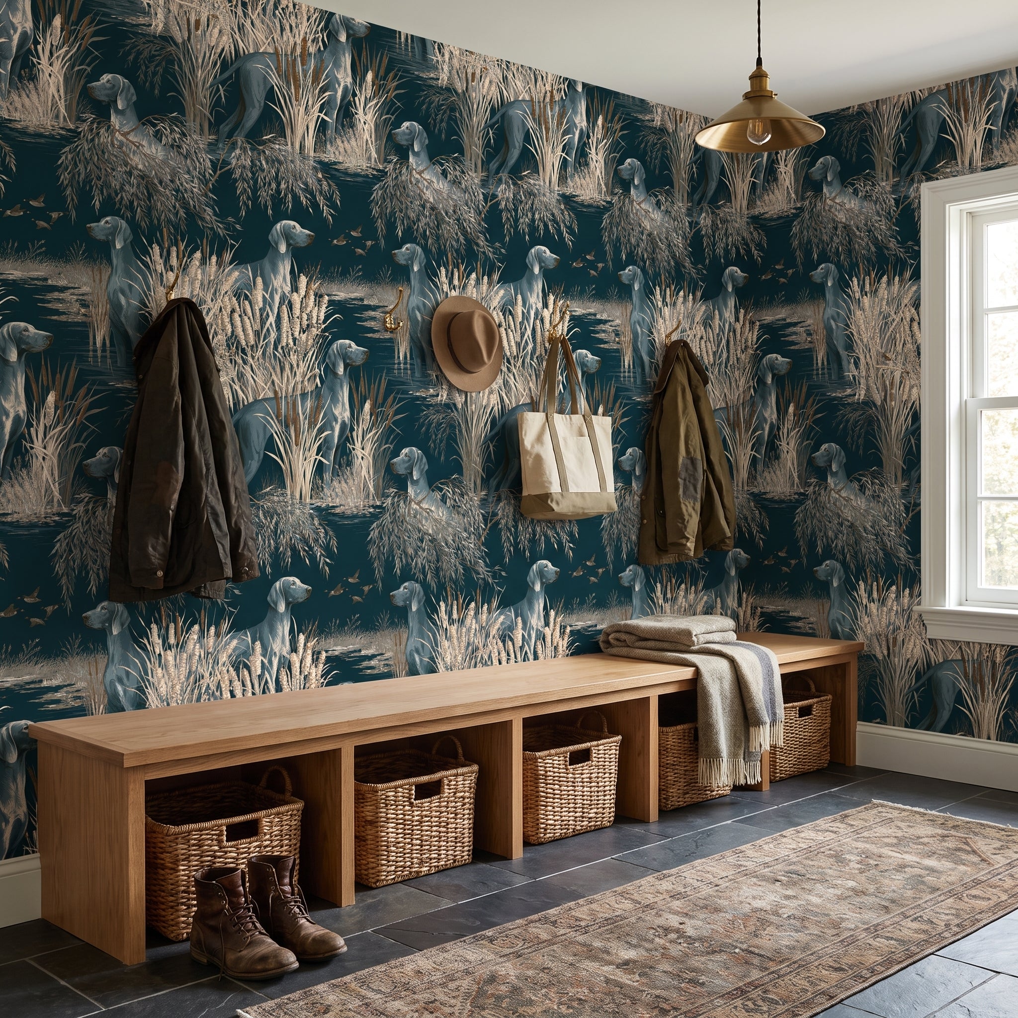 Weimaraner Wetlands — styled room 2