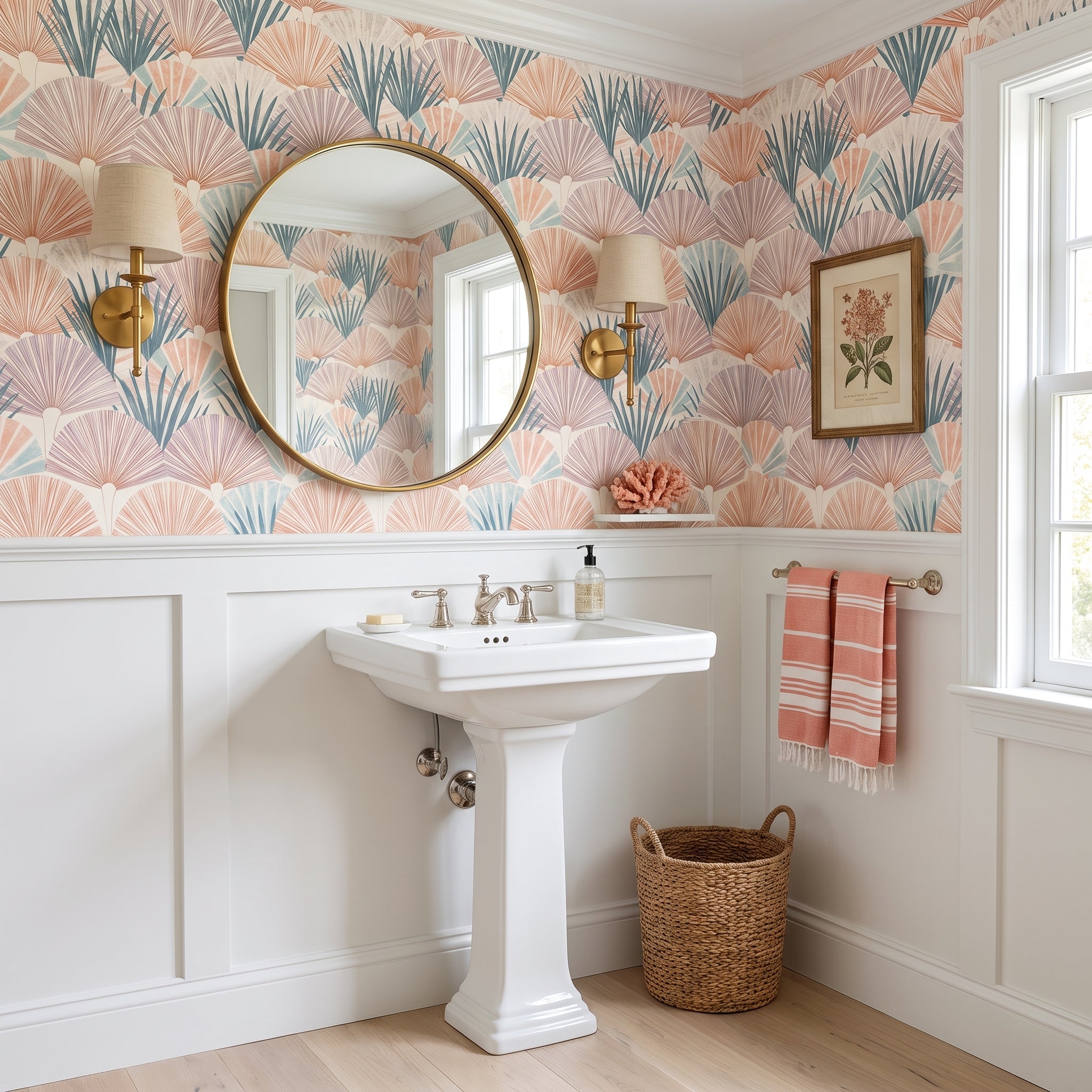 Scalloped Fronds — styled room 3
