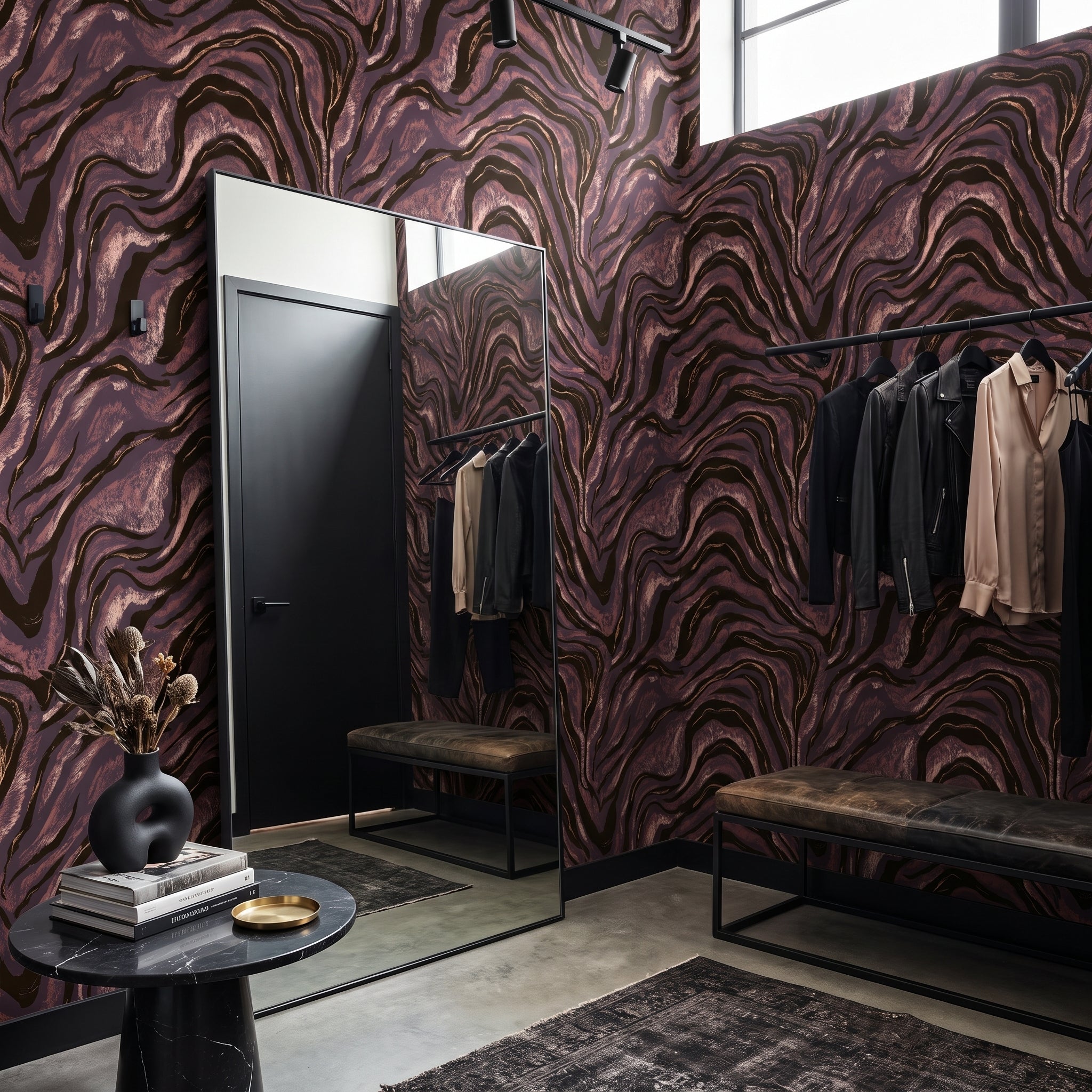 Plum Topography — styled room 3