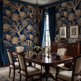 Coral Contour Ledger — styled room 3