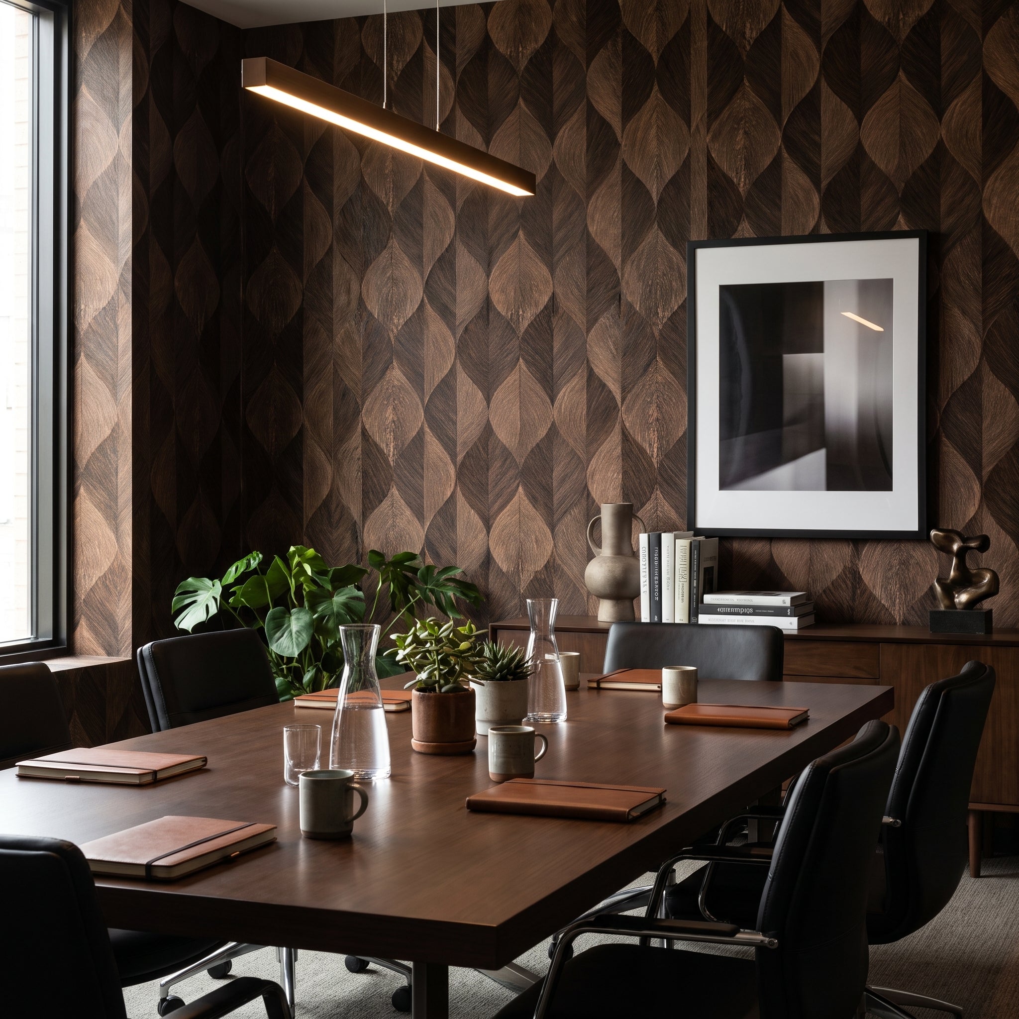 Sable Leaf Array — styled room 1