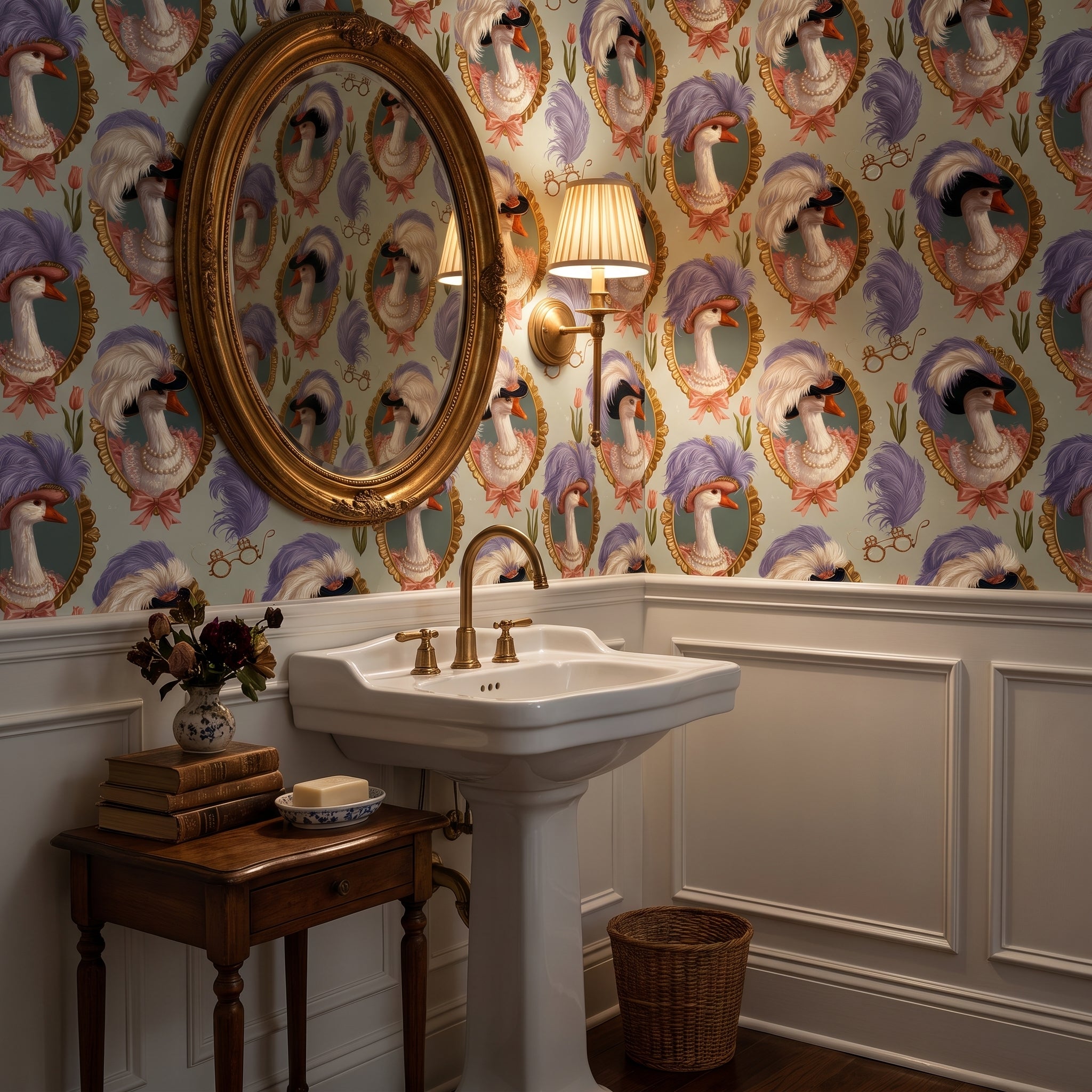 Plumed Society — styled room 1