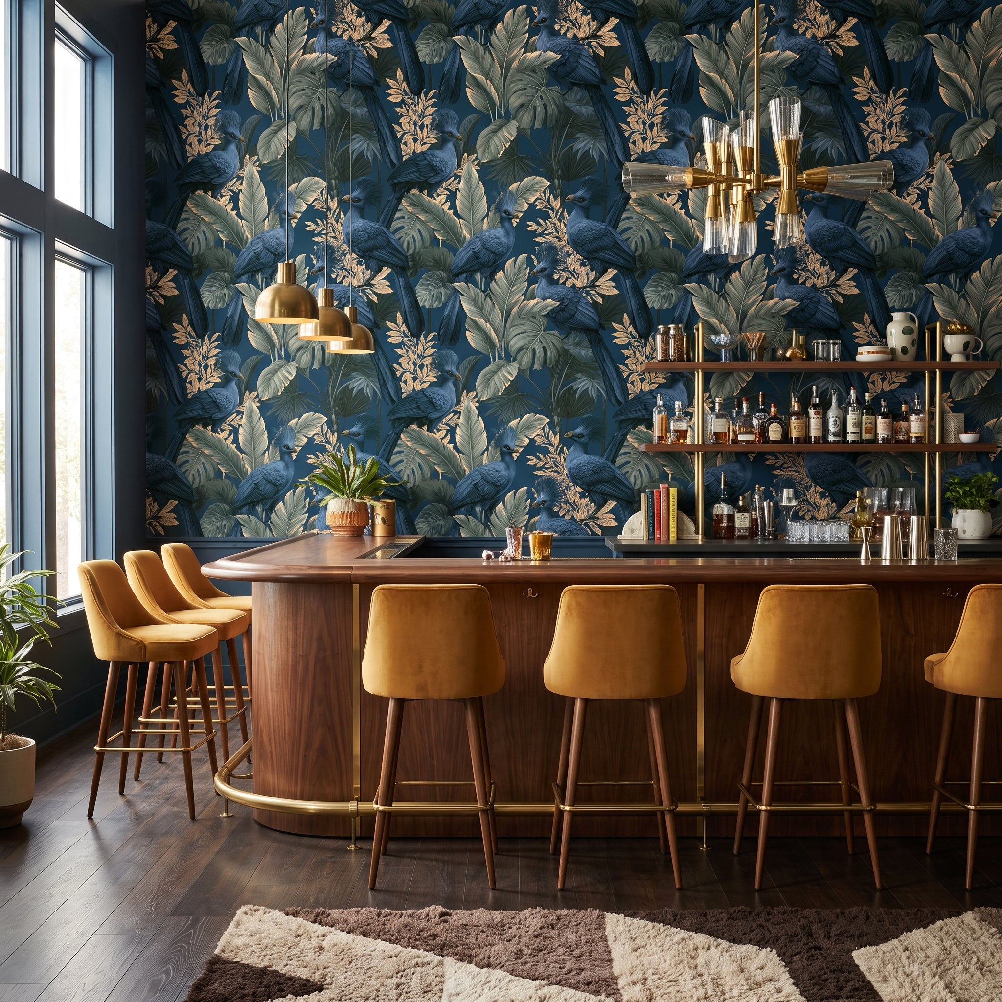 Crowned Aviary Tropic — styled room 2