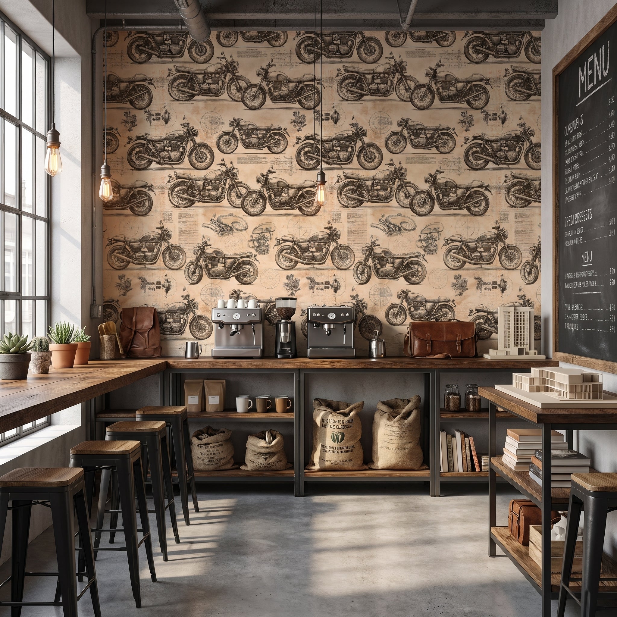 Cafe Racer Archive — styled room 1