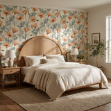 Apricot Poppy Ascent — styled room 1