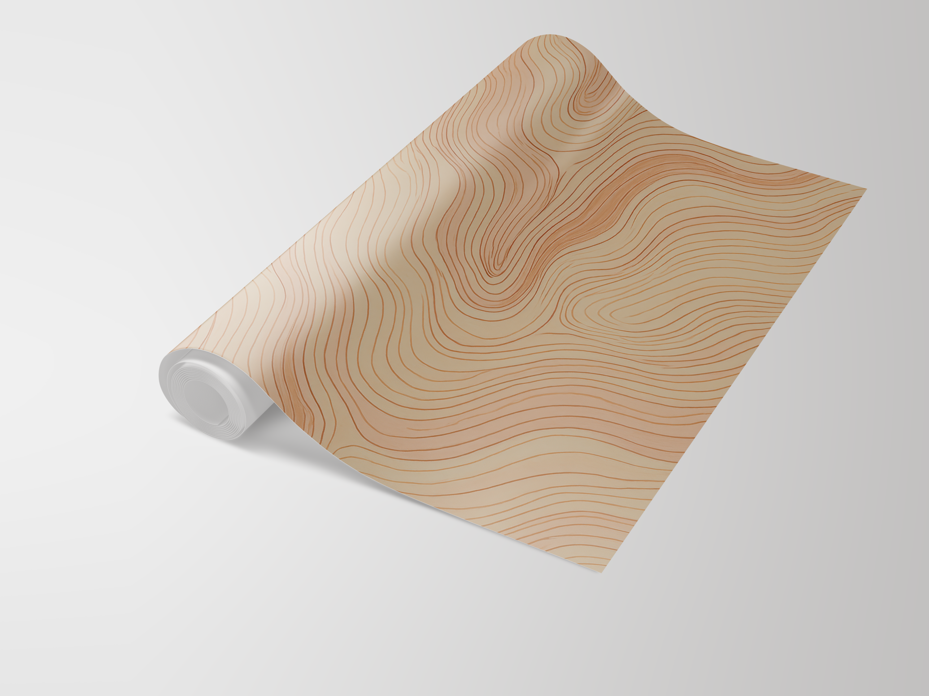 Abstract line art wallpaper with desert colors