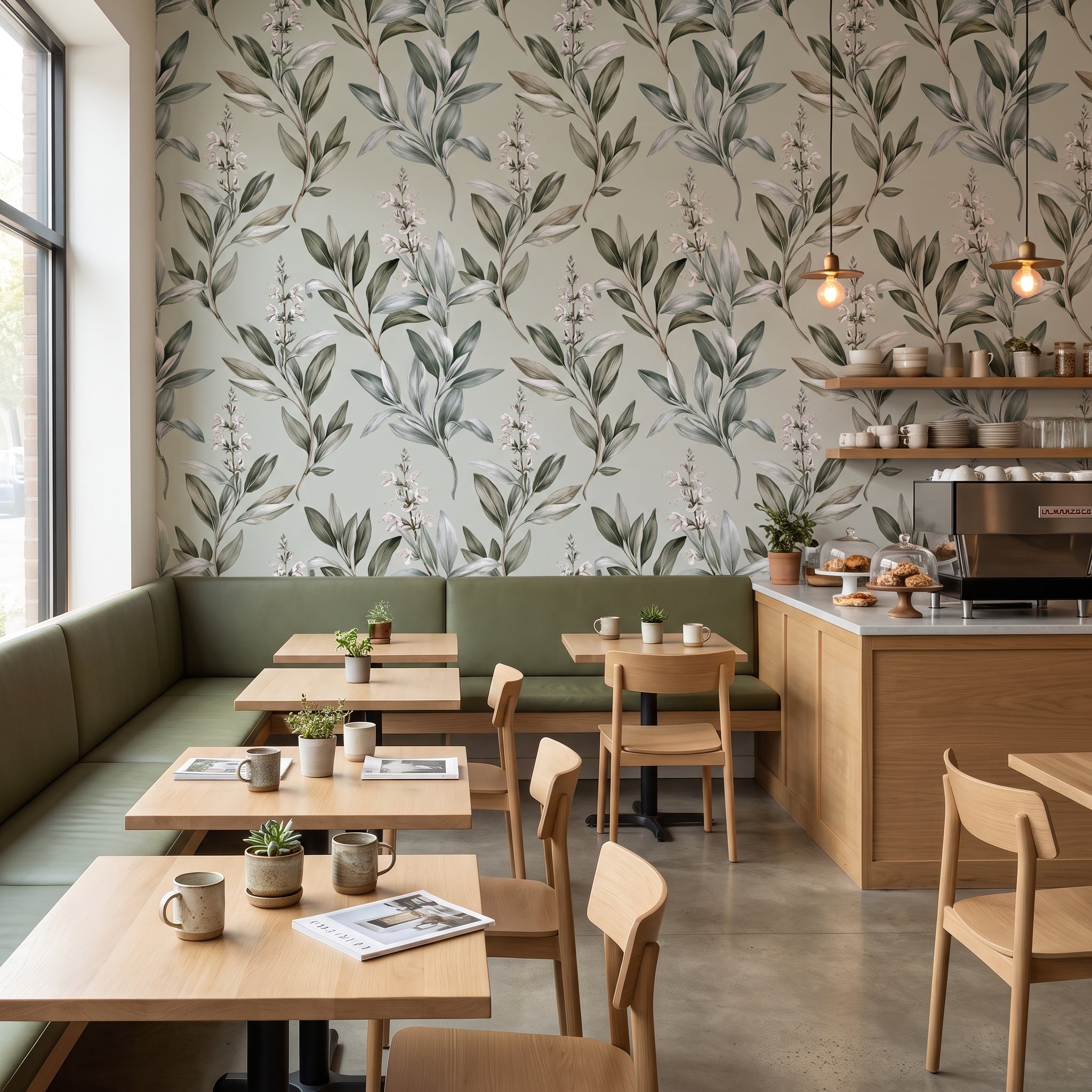 Ascending Leaf and Spire — styled room 2