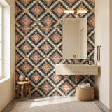 Terracotta Angles — styled room 3