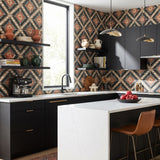 Terracotta Angles — styled room 1