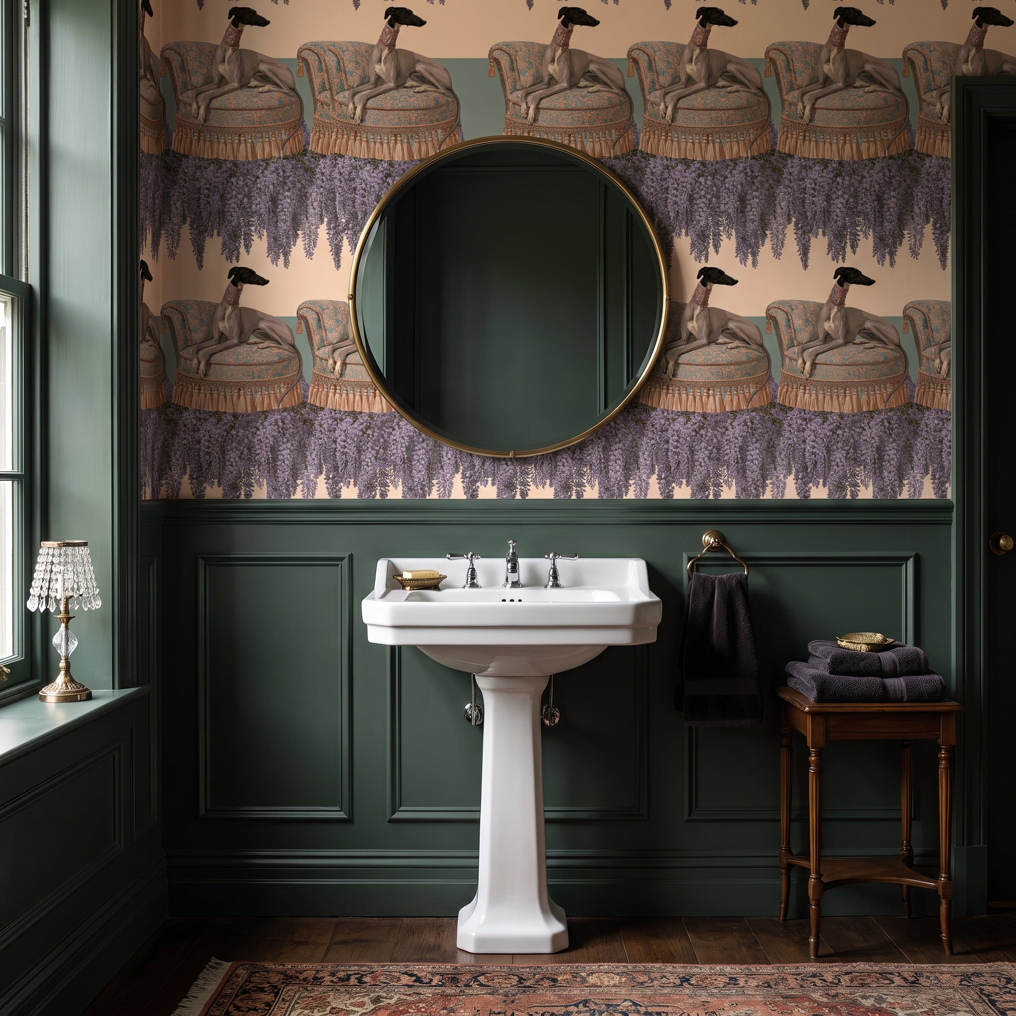 Whippet and Wisteria — styled room 3