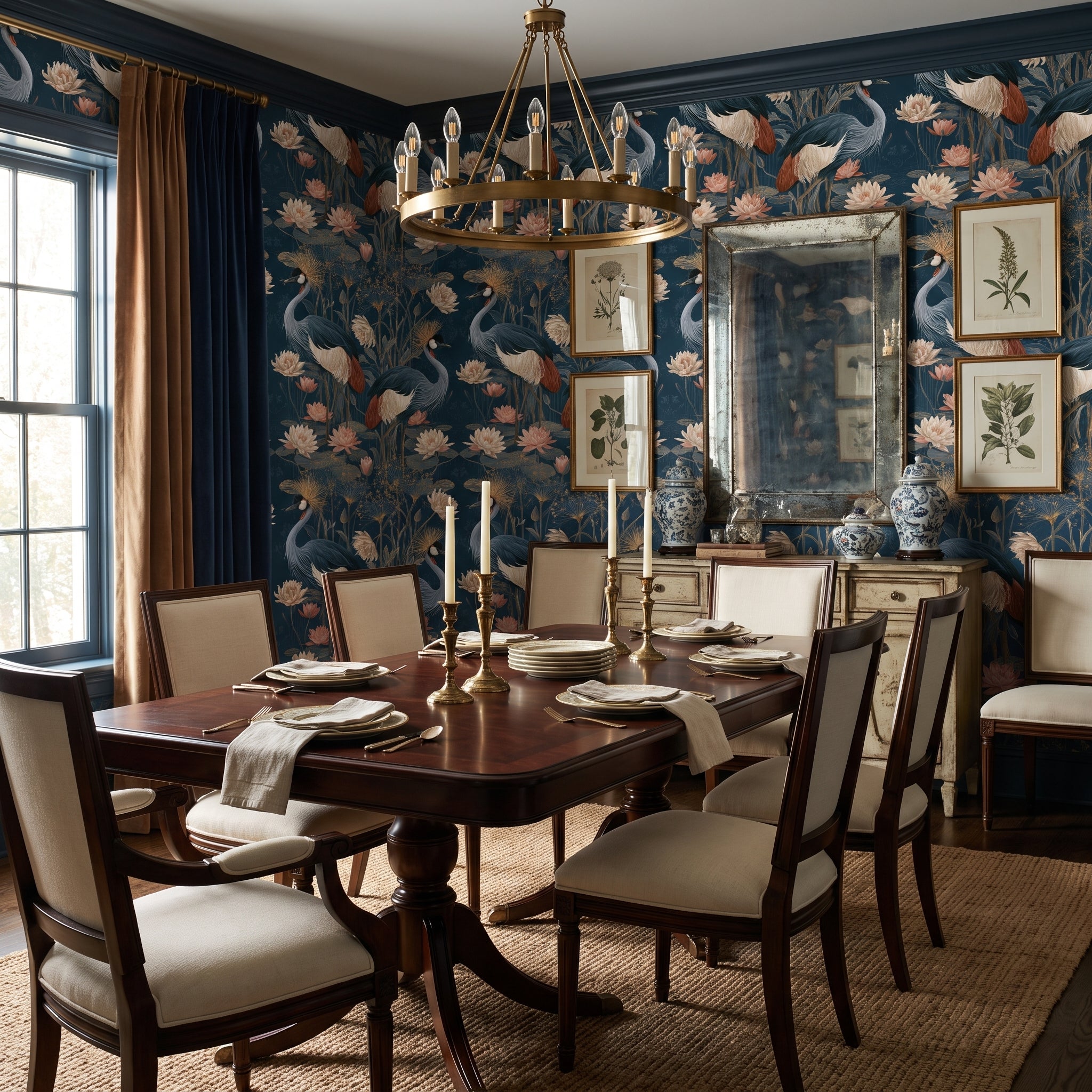 Crowned Waterway — styled room 1