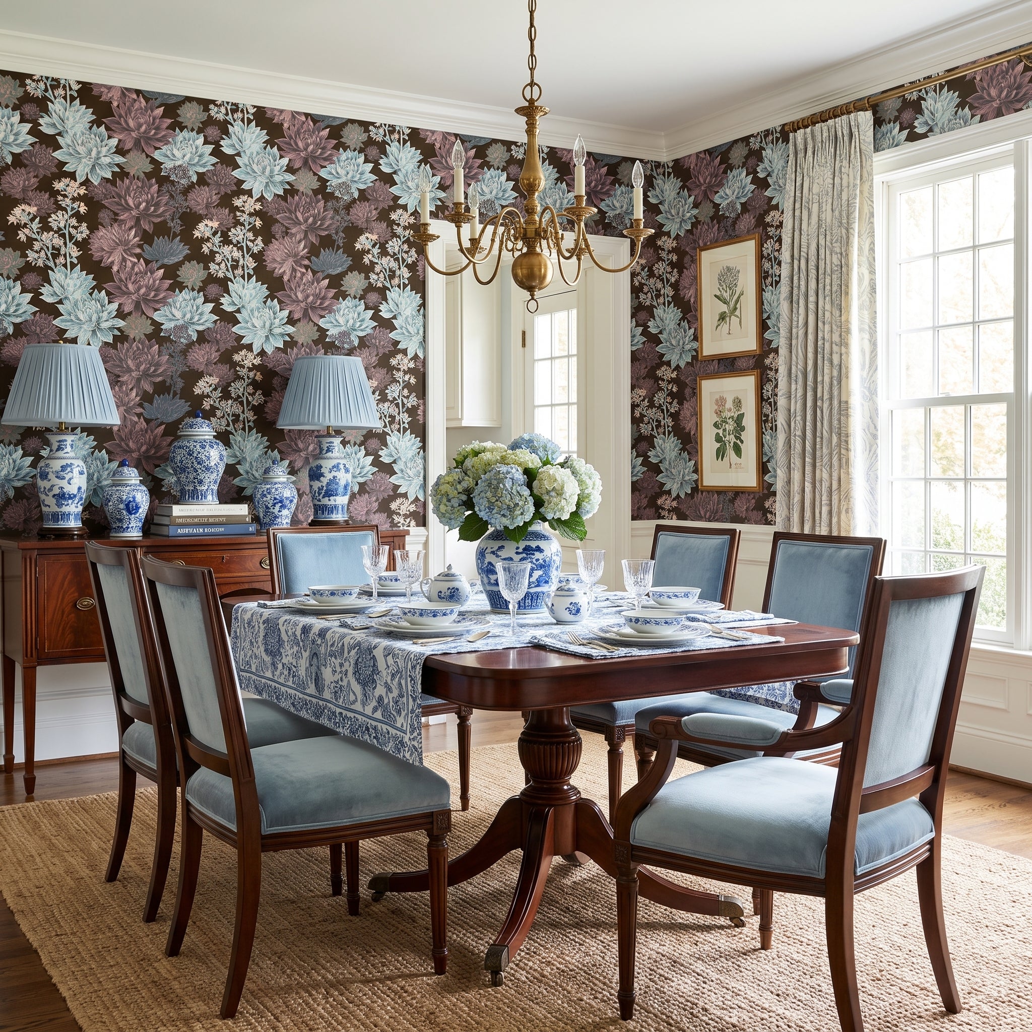 Mocha Dahlia Descent — styled room 1