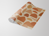 Abstract Desert Sunset Wallpaper by Wallpapers4Beginners with earth-toned shapes on a roll.