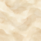 Beige watercolor wallpaper with washes of color, creating a textured pattern.
