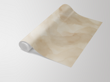 Beige watercolor wallpaper by Wallshoppe with a rolled up design.